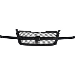 SILVERADO 1500 03-07 GRILLE, Paintable Shell w/ Gray Insert, w/ Center Bar, SS Model, (Including 2007 Classic)