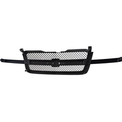 SILVERADO 1500 03-07 GRILLE, Paintable Shell w/ Gray Insert, w/ Center Bar, SS Model, (Including 2007 Classic)