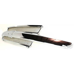 TRAILBLAZER 02-05 GRILLE, Chrome Shell and Insert, w/ Chrome Center Bar, w/o Headlamp Washer Holes