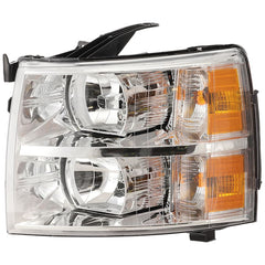 SILVERADO 07-14 HEAD LAMP LH, Assembly, Halogen, Excludes 2007 Classic - CAPA