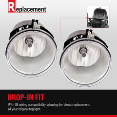 S10 PICKUP 00-03 FRONT FOG LAMP RH=LH, Assembly, Xtreme Model