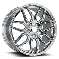 20x10 Aluminum Wheel with 5x4.75 Bolt Pattern - Chrome