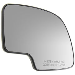SILVERADO/SIERRA 99-02 MIRROR GLASS RH, Non-Towing, Non-Heated, w/ Backing Plate, No Signal Light and Blind Spot Detection