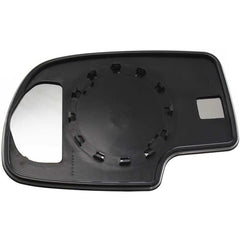 SILVERADO/SIERRA 99-02 MIRROR GLASS RH, Non-Towing, Non-Heated, w/ Backing Plate, No Signal Light and Blind Spot Detection