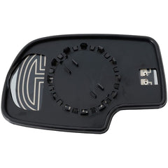 SILVERADO/SIERRA 99-06 MIRROR GLASS RH, Non-Towing, Heated, w/ Backing Plate, No Signal Light and Blind Spot Detection, All Cab Types, Includes 2007 Classic
