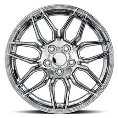 19x8.5 Aluminum Wheel with 5x4.75 Bolt Pattern - Chrome