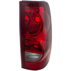 SILVERADO 1500/2500 03-03 TAIL LAMP RH, Lens and Housing, Fleetside - CAPA