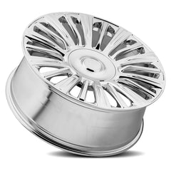 22x9 Aluminum Wheel with 6x5.5 Bolt Pattern - Chrome