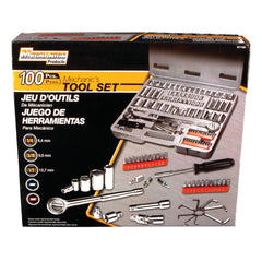 Wilmar Hand Tools 100 pc. Socket & Bit Set