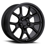 20x10 Aluminum Wheel with 5x115 Bolt Pattern - Satin Black