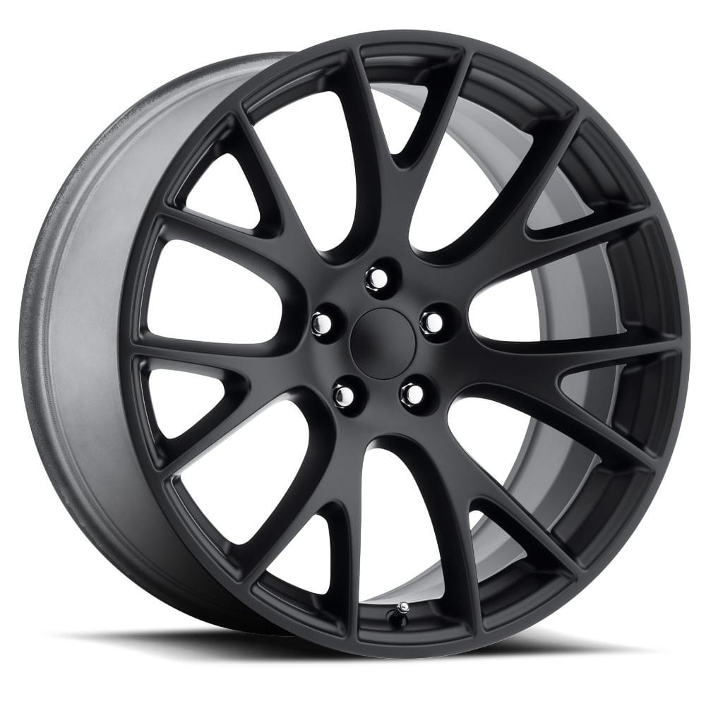 20x9.5 Aluminum Wheel with 5x115 Bolt Pattern - Satin Black