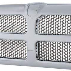 FRONT GRILLE -  CHROME FRAME WITH SILVER MESH INSERT -  FITS 1994-2001