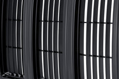 FRONT GRILLE [INSERT PANEL] MATTE BLACK FINISH -  MADE OF PLASTIC