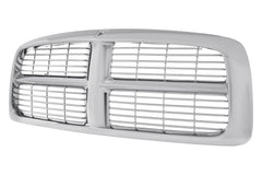 FRONT GRILLE -  CHROME FRAME WITH PAINT TO MATCH BILLET STYLE INSERTS -  - CH1200261 for Dodge Ram 2002-2005