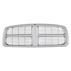 FRONT GRILLE -  CHROME FRAME WITH PAINT TO MATCH BILLET STYLE INSERTS -  - CH1200261 for Dodge Ram 2002-2005
