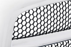 FRONT GRILLE -  CHROME FRAME WITH PAINT TO MATCH HONEYCOMB INSERTS -