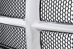 FRONT GRILLE -  CHROME FRAME WITH PAINT TO MATCH HONEYCOMB INSERTS -