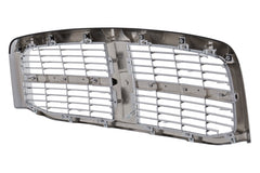 FRONT GRILLE -  CHROME FRAME AND CHROME BILLET STYLE INSERT [EMBLEM NOT - CH1200281 for Dodge Ram 2006-2009