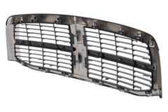 FRONT GRILLE -  CHROME FRAME AND BLACK/PAINT TO MATCH BILLET STYLE