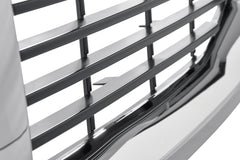 FRONT GRILLE -  CHROME FRAME AND BLACK/PAINT TO MATCH BILLET STYLE
