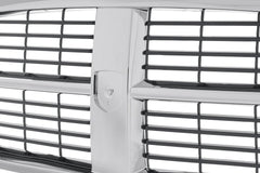 FRONT GRILLE -  CHROME FRAME AND BLACK/PAINT TO MATCH BILLET STYLE