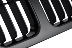 GRILLE -  BLACK/PAINT TO MATCH FINISH -  1-PIECE CONSTRUCTION FRAME AND