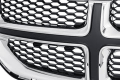 FRONT GRILLE -  CHROME/BLACK -  MADE OF ABS PLASTIC