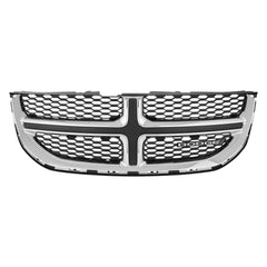 FRONT GRILLE -  CHROME/BLACK -  MADE OF ABS PLASTIC