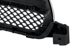 FRONT GRILLE -  CHROME SURROUND WITH BLACK INSERT COLOR -  MADE OF PLASTIC