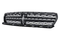 FRONT GRILLE -  EXCEPT SCAT PACK/SRT/HELLCAT MODELS -  PAINTED BLACK