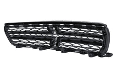 FRONT GRILLE -  EXCEPT SCAT PACK/SRT/HELLCAT MODELS -  PAINTED BLACK