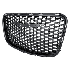 FRONT GRILLE -  FOR 300S AND LIMITED MODELS -  GLOSSY BLACK MESH AND