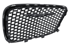 FRONT GRILLE -  FOR 300S AND LIMITED MODELS -  GLOSSY BLACK MESH AND