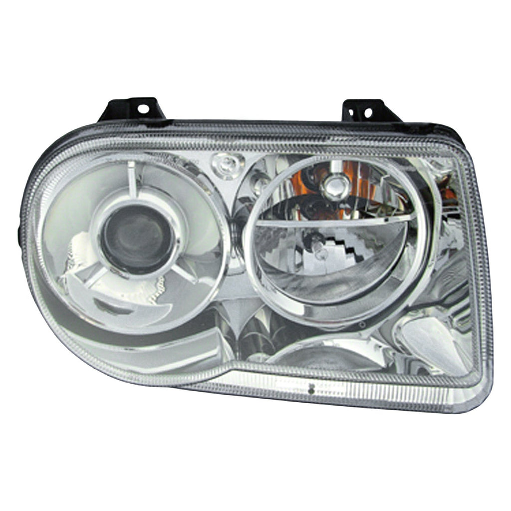 PASSENGER SIDE HID HEADLIGHT LENS AND HOUSING -  WITH PROJECTOR