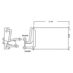 LKQ Corp - A/C Condenser for Chevy Blazer 1983-1991