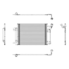 LKQ Corp - A/C Condenser for Mazda 6 2009-2010