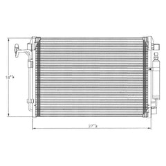 LKQ Corp - A/C Condenser for Nissan Murano 2009-2014