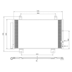 LKQ Corp - A/C Condenser for Lexus GS 2013-2015
