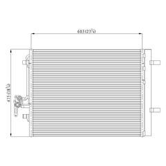 AC CONDENSER 07 S80 FROM CHASSIS 3119 -  VARIOUS OTHERS