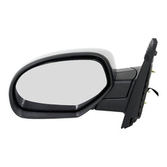 KOOL VUE MIRRORSSILVERADO 07-13/SUBURBAN 07-14 MIRROR LH, Non-Towing, Power, Manual Folding, Heated, Chrome, No Memory, Puddle Light, and Signal Light
