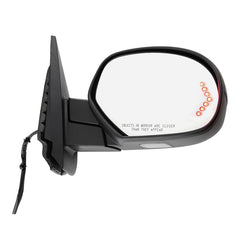 KOOL VUE MIRRORSSUBURBAN 07-14 MIRROR RH, Power, Heated, Power Folding, Paintable/Textured (2 Caps), w/ Puddle and Signal Lights, No Memory