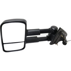 KOOL VUE MIRRORSSILVERADO/SIERRA 1500 14-14 / SIERRA 2500 HD/3500 HD 15-19 TOWING MIRROR LH, Power, Manual Folding, Heated, Textured, Trailer Type, No Signal Light