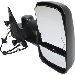 KOOL VUE MIRRORSSILVERADO/SIERRA 1500 14-14 / SIERRA 2500 HD/3500 HD 15-19 TOWING MIRROR RH, Power, Manual Folding, Heated, Textured, w/ Signal Light, Includes 19 Silverado 1500 LD/Sierra 1500 Limited