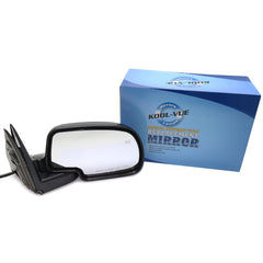 KOOL VUE MIRRORSSILVERADO/SIERRA 01-02 MIRROR RH, Power, Heated, Manual Folding, Paintable, No Memory, Puddle Light, and Signal Light