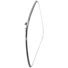 RAINIER 04-07/BRAVADA 02-04 MIRROR GLASS LH, Non Heated , No Signal and Blind Spot Detection, w/ Backing Plate