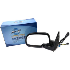 KOOL VUE MIRRORSSILVERADO/SIERRA 03-07 MIRROR LH, Non-Towing, Power, Manual Folding, Heated, Textured, No Memory, Puddle Light, and Signal Light, Includes 2007 Classic