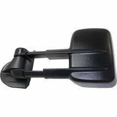 KOOL VUE MIRRORSSILVERADO 07-13/SUBURBAN 07-14 TOWING MIRROR LH, Manual Adjust, Manual Folding, Non-Heated, Textured, No Memory, Puddle Light, and Signal Light