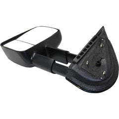 KOOL VUE MIRRORSSILVERADO 07-13/SUBURBAN 07-14 TOWING MIRROR LH, Manual Adjust, Manual Folding, Non-Heated, Textured, No Memory, Puddle Light, and Signal Light