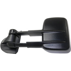 KOOL VUE MIRRORSSILVERADO 07-13/SUBURBAN 07-14 TOWING MIRROR LH, Manual Adjust, Manual Folding, Non-Heated, Textured, No Memory, Puddle Light, and Signal Light