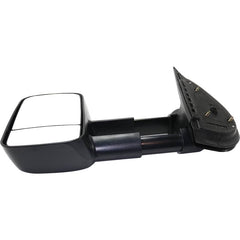 KOOL VUE MIRRORSSILVERADO 07-13/SUBURBAN 07-14 TOWING MIRROR LH, Manual Adjust, Manual Folding, Non-Heated, Textured, No Memory, Puddle Light, and Signal Light